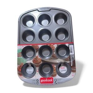New GoodCook Nonstick 12-Cup Mini Muffin Pan